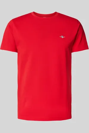 GANT Slim Fit T-Shirt mit Label-Stitching in , Größe L