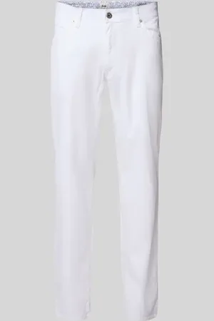Brax Regular Fit Leinenhose im 5-Pocket-Design Modell 