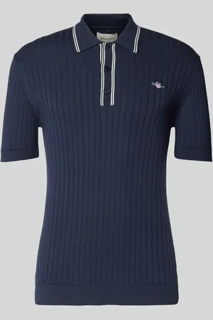 GANT Slim Fit Poloshirt mit Label-Stitching in , Größe 4XL