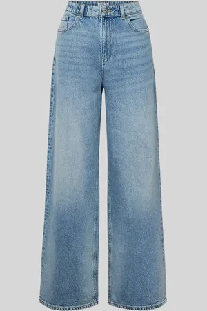 Jake*s Wide Leg Jeans aus reiner Baumwolle in , Größe 36