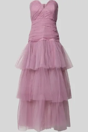 Lace & Beads Abendkleid mit V-Ausschnitt in , Größe L