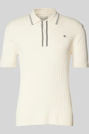 GANT Slim Fit Poloshirt mit Label-Stitching in , Größe 4XL