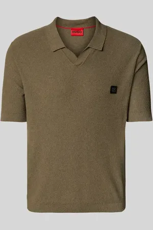 HUGO BOSS Regular Fit Poloshirt mit Label-Badge Modell 