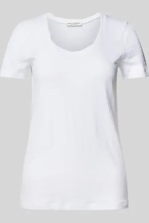 Marc O’ Polo Shaped Fit T-Shirt aus reiner Baumwolle in , Größe L