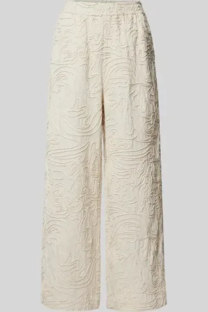 Jake*s Wide Leg Stoffhose mit Strukturmuster in , Größe 36