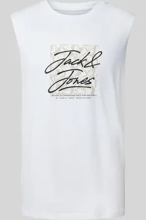 JACK & JONES Tanktop mit Label-Print Modell 