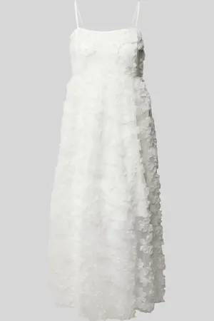 VILA Knielanges Kleid mit Strukturmuster Modell 