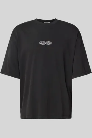 Review Oversized T-Shirt mit Label-Stitching in , Größe L