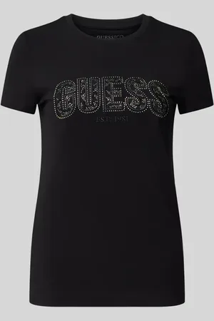 Guess T-Shirt mit Label-Stitching in , Größe L