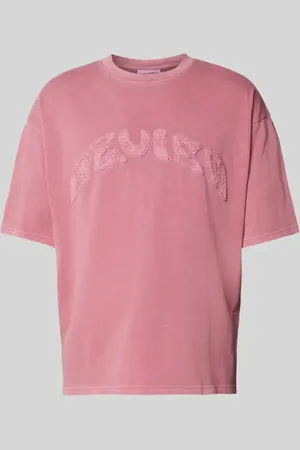 Review T-Shirt mit Label-Stitching in , Größe L