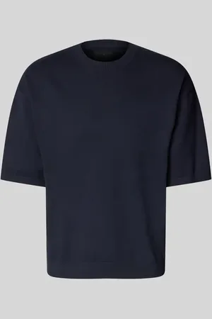 JACK & JONES T-Shirt in Strick-Optik mit gerippten Abschlüssen in , Größe L