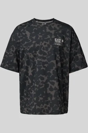 EA7 T-Shirt aus reiner Baumwolle in , Größe L