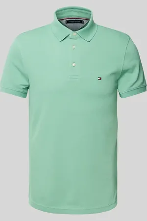 Tommy Hilfiger Slim Fit Poloshirt mit Logo-Stitching Modell 