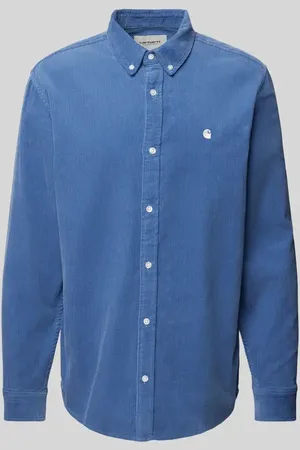 Carhartt Regular Fit Cordhemd mit Logo-Stitching Modell 