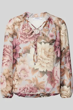 Zabaione Regular Fit Bluse mit V-Ausschnitt in , Größe L