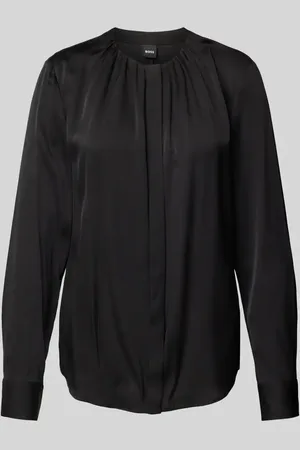 HUGO BOSS Slim Fit Bluse mit Raffungen Modell 