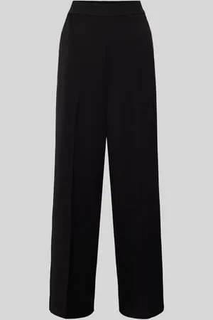 SELECTED Stoffhose mit weitem Bein und elastischem Bund in , Größe 38