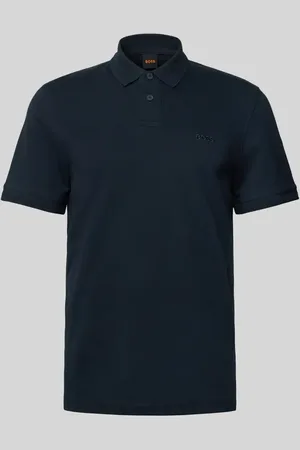 HUGO BOSS Regular Fit Poloshirt mit Label-Stitching Modell 