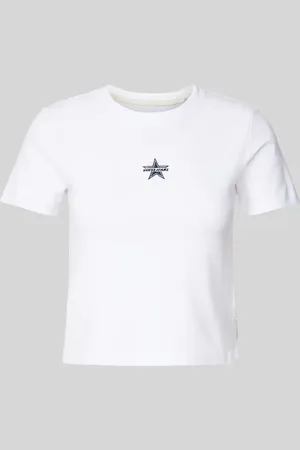 Guess T-Shirt mit Label-Stitching in , Größe L