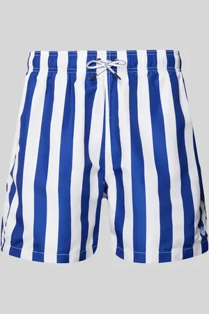 Emporio Armani Relaxed Fit Badeshorts mit Label-Stitching in , Größe M