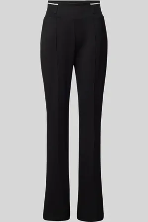Liu Jo Bootcut Stoffhose mit fixierten Bügelfalten in , Größe L