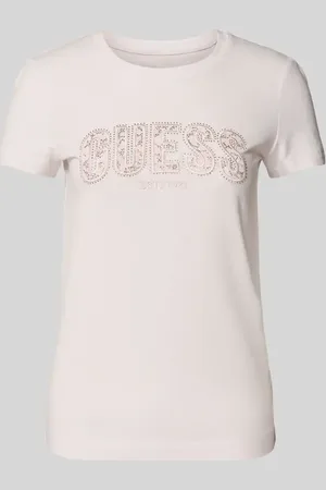 Guess T-Shirt mit Label-Stitching in , Größe L