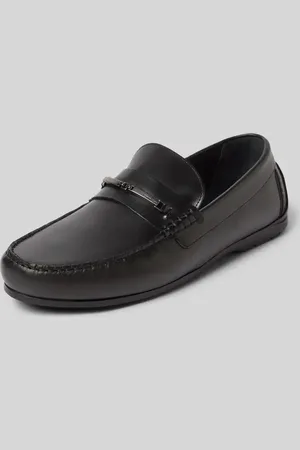 Calvin Klein Lederloafers mit Label-Applikation Modell 
