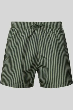 Emporio Armani Relaxed Fit Badeshorts mit Logo-Stitching in , Größe L