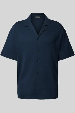 Emporio Armani Freizeithemd mit Label-Stitching in , Größe L