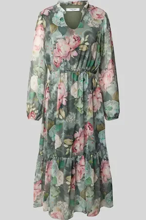 Zabaione Midikleid im Stufen-Look in , Größe L