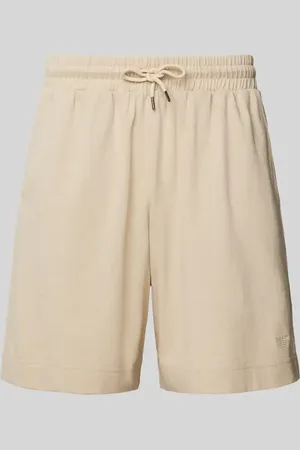 Emporio Armani Regular Fit Badeshorts mit Label-Stitching in , Größe L