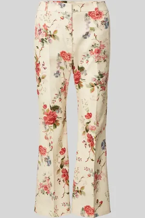 Max Mara Flared Stoffhose mit Bügelfalten Modell 