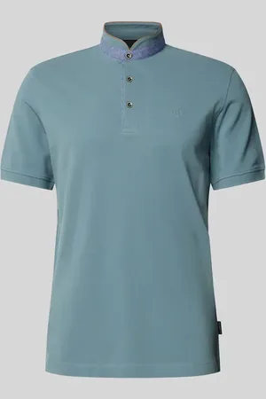 Bugatti Regular Fit Poloshirt mit Stehkragen in , Größe L
