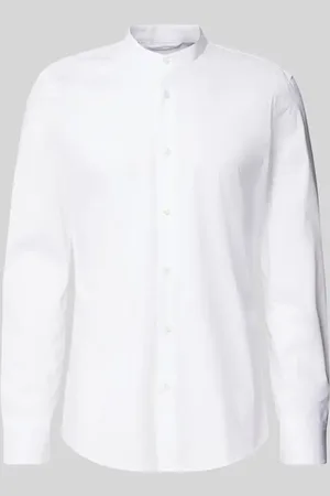 HUGO BOSS Slim Fit Business-Hemd mit Stehkragen Modell 