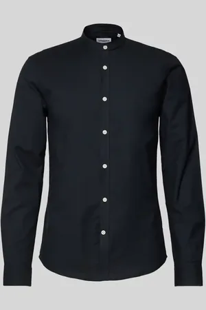 Lindbergh Slim Fit Freizeithemd mit Stehkragen in , Größe S