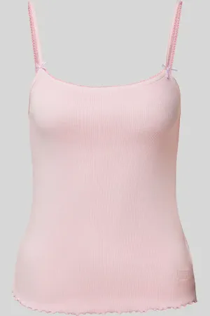 Tommy Hilfiger Slim Fit Top in Ripp-Optik in , Größe L