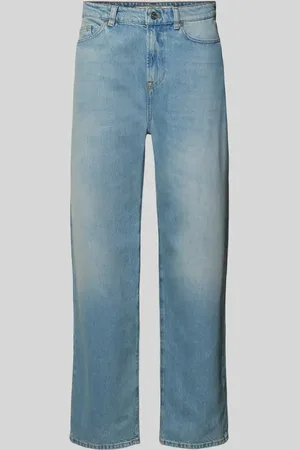 Lacoste Loose Fit Jeans mit Label-Detail in , Größe 30/32