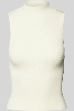 Stefanel Tanktop mit Stehkragen in , Größe L