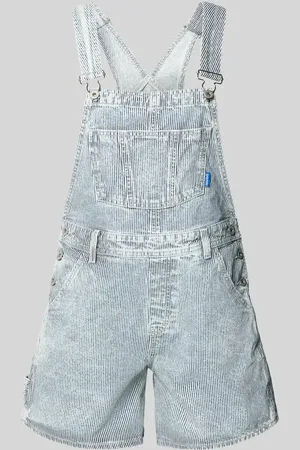 Hugo Blue Regular Fit Latzshorts mit Label-Detail Modell 