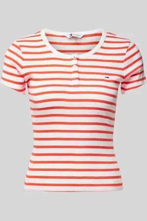 Tommy Hilfiger T-Shirt mit Henley-Ausschnitt in , Größe L