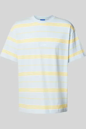 Hugo Blue T-Shirt mit Label-Stitching Modell 