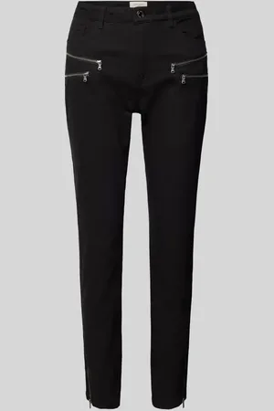 Freequent Skinny Fit Jeans mit Reißverschlusstaschen Modell 