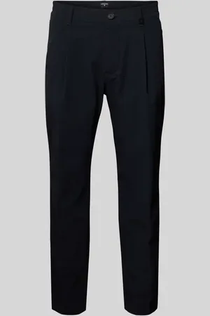Strellson Tapered Fit Bundfaltenhose mit Strukturmuster Modell 