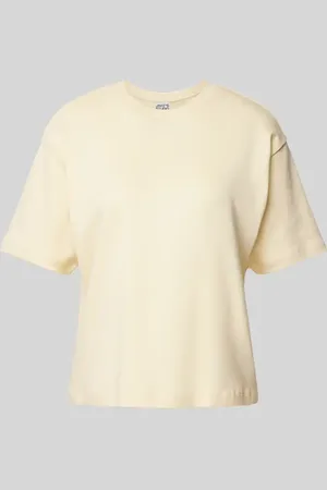 Jake*s T-Shirt mit geripptem Rundhalsausschnitt in , Größe L