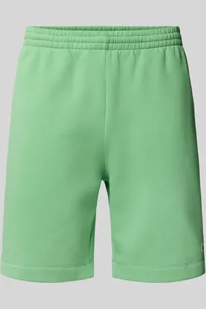 Lacoste Regular Fit Sweatshorts mit Logo-Badge in , Größe L