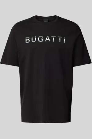 Bugatti T-Shirt mit Label-Print in , Größe L
