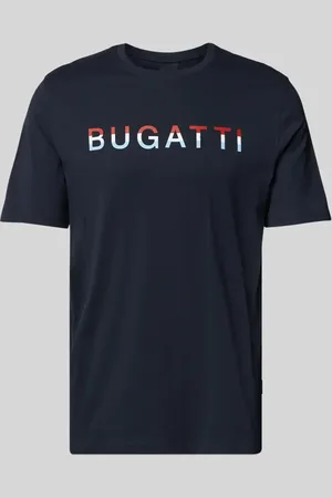 Bugatti T-Shirt mit Label-Print in , Größe L