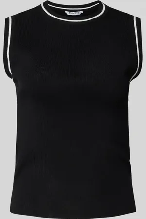 Zabaione Tanktop mit gerippten Abschlüssen Modell 