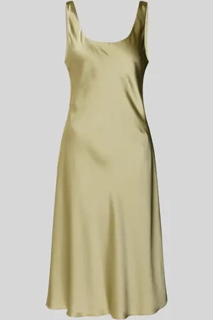 Ralph Lauren Knielanges Kleid mit Rundhalsausschnitt Modell 