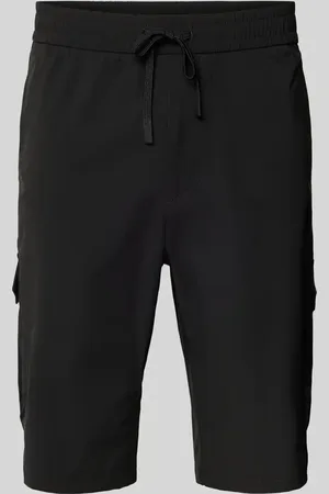 HUGO BOSS Regular Fit Cargoshorts mit elastischem Bund Modell 